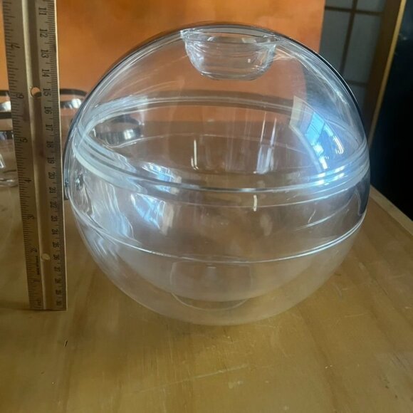 Guzzini Mid-Century Modern Ice Bucket "Stella" by Paolo Tilche Lucite HTF - Picture 5 of 6